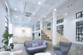 科技公司前廳裝修設計圖片,公司前廳裝修設計圖片