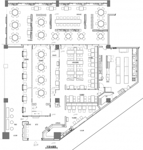快餐店裝修設(shè)計(jì)平面圖,快餐店裝修設(shè)計(jì)