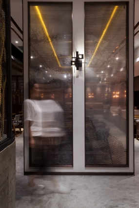中餐廳裝修案例圖,中餐廳裝修實景圖