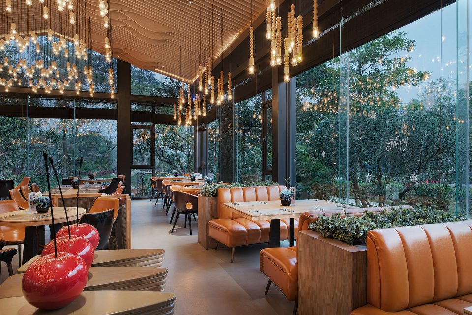 飯店裝修效果圖,中餐廳裝飾實(shí)景圖