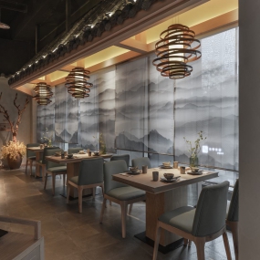 飯店裝修設(shè)計實景圖,飯店裝修設(shè)計效果圖
