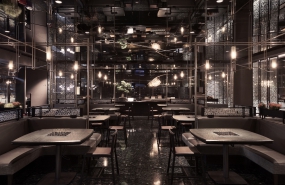火鍋店裝修設(shè)計(jì)實(shí)景圖,火鍋店裝修設(shè)計(jì)案例圖