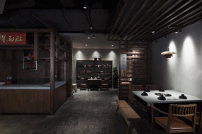 火鍋店設(shè)計效果圖,火鍋店設(shè)計圖片