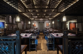 火鍋店裝飾效果圖,火鍋店裝飾圖片