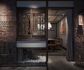 火鍋店設(shè)計實景圖,火鍋店設(shè)計案例圖