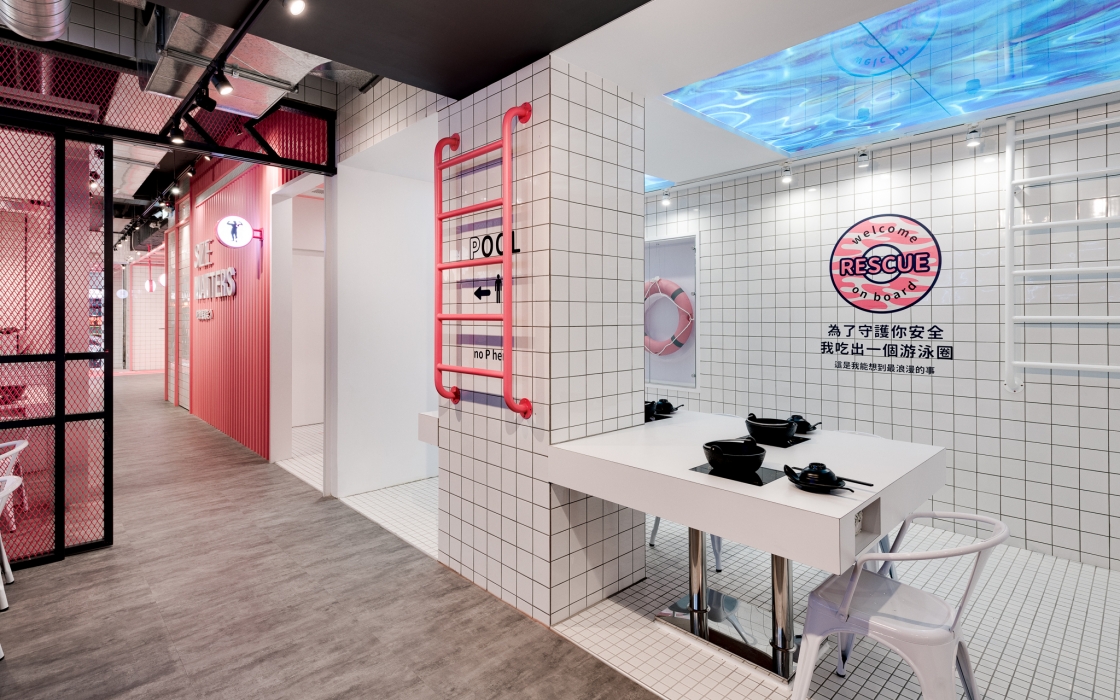 火鍋店空間設(shè)計(jì)案例圖,火鍋店空間設(shè)計(jì)布局圖