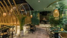 火鍋店裝飾布局圖,火鍋店空間設(shè)計(jì)效果圖