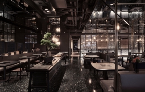 火鍋店設(shè)計案例圖,火鍋店裝飾效果圖
