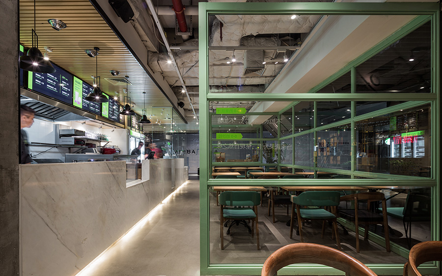沙拉店設計圖片,沙拉店設計實景圖