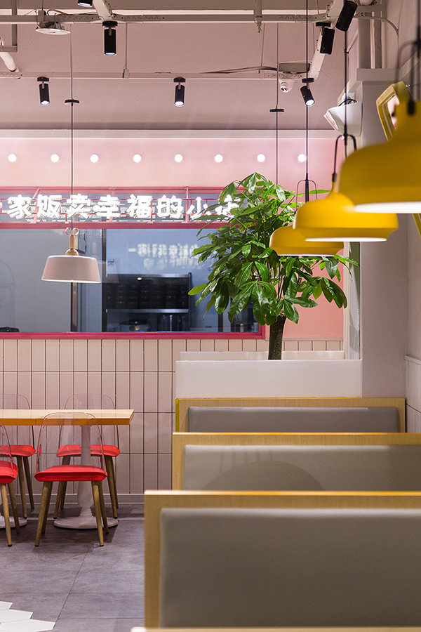 土豆粉店裝飾布局圖,土豆粉店空間設計效果圖