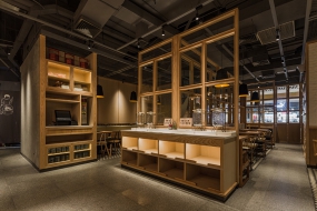 快餐店設(shè)計圖片,快餐店設(shè)計實景圖