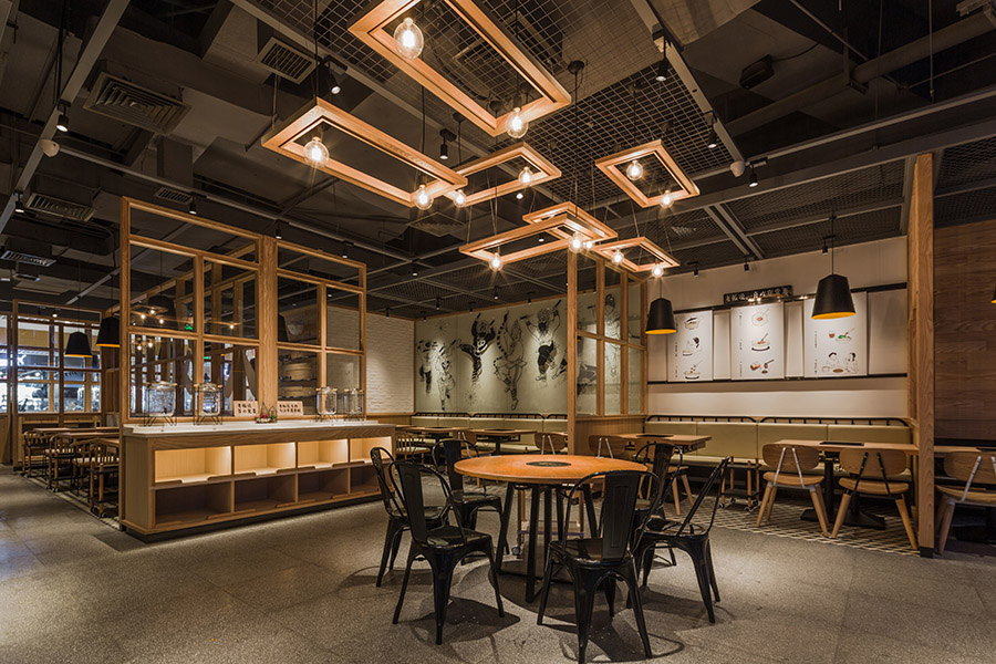 快餐店裝修設(shè)計(jì)案例圖,快餐店裝修設(shè)計(jì)布局圖