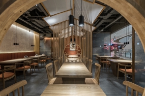 快餐店空間設(shè)計實景圖,快餐店空間設(shè)計圖片