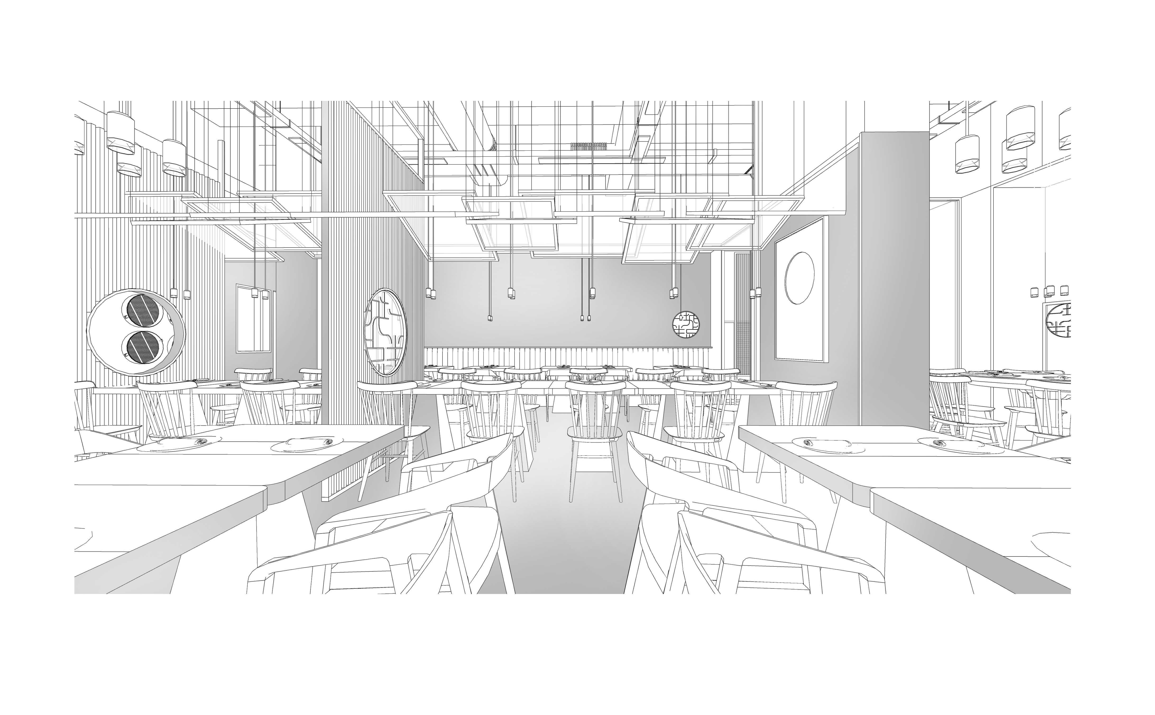 快餐店空間設(shè)計(jì)布局圖,快餐店空間設(shè)計(jì)平面圖