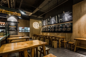 燒烤店裝修設(shè)計圖片,燒烤店裝修設(shè)計案例圖