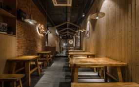 燒烤店裝修設(shè)計(jì)效果圖,燒烤店裝修設(shè)計(jì)實(shí)景圖