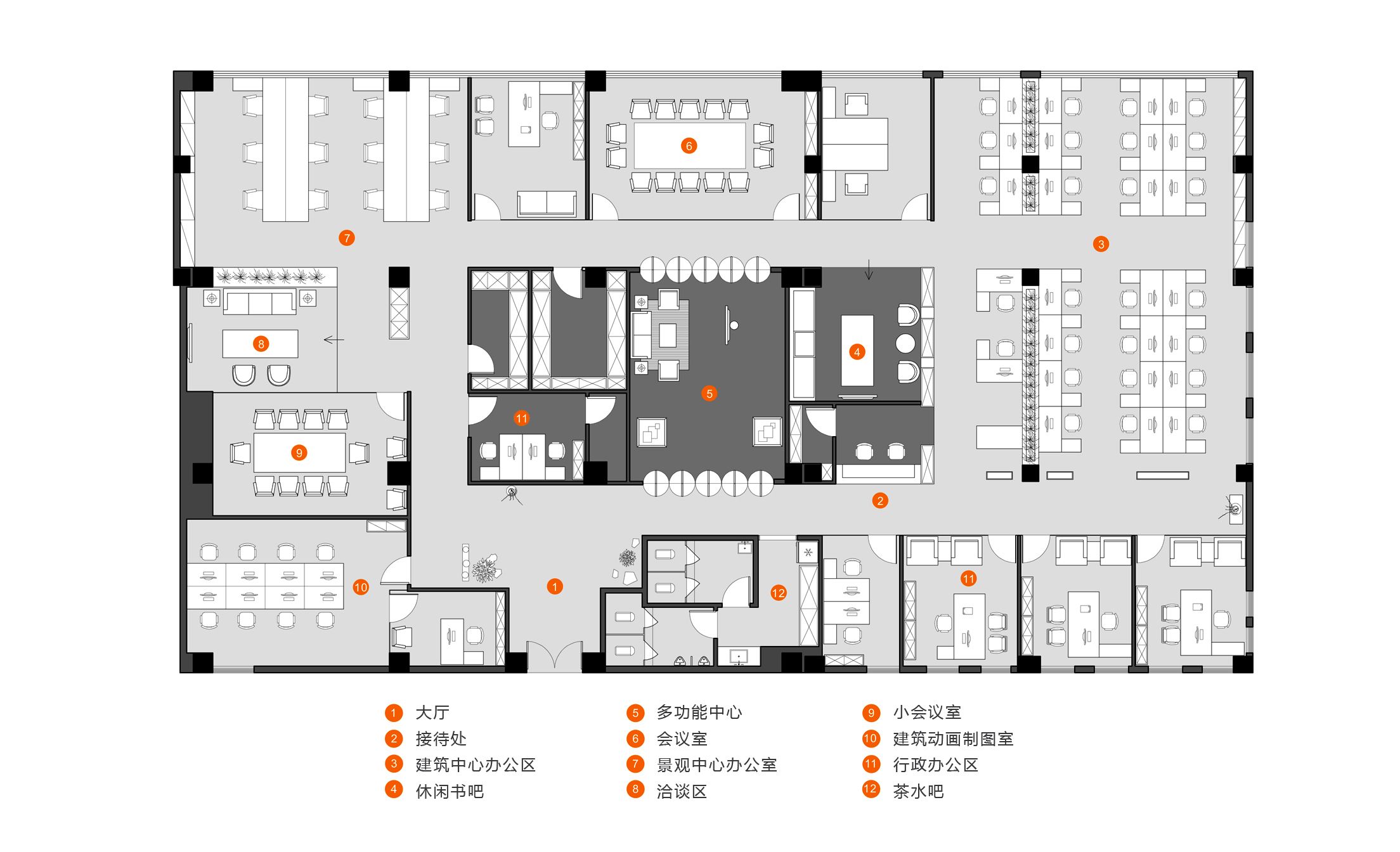 辦公室裝修設(shè)計(jì)平面圖,辦公室平面圖