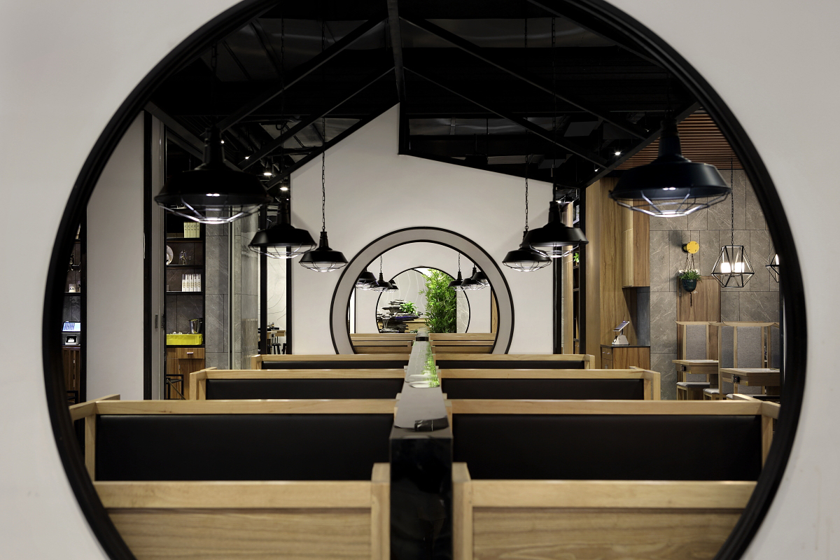 火鍋店裝修設(shè)計(jì)實(shí)景圖,火鍋店裝修設(shè)計(jì)圖片