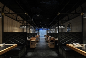 火鍋店裝修設(shè)計(jì)案例圖,火鍋店裝修設(shè)計(jì)布局圖