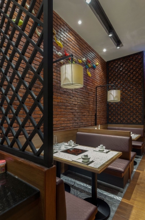  火鍋店店面裝飾效果圖,火鍋店店面裝飾實景圖