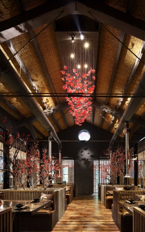 快餐店空間設計布局圖,快餐店空間設計實景圖