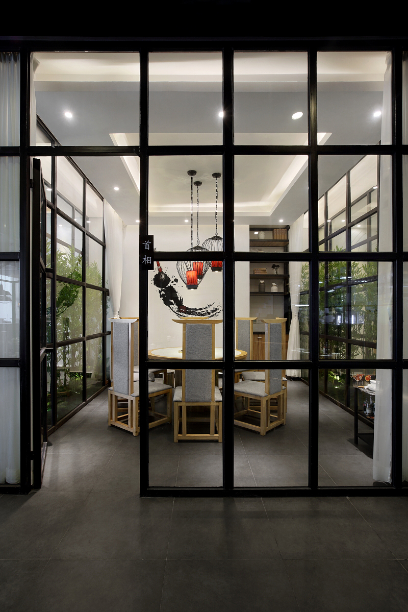 火鍋店店面空間設(shè)計(jì)案例圖, 火鍋店裝修設(shè)計(jì)效果圖