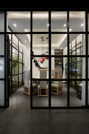 火鍋店店面空間設(shè)計(jì)案例圖, 火鍋店裝修設(shè)計(jì)效果圖