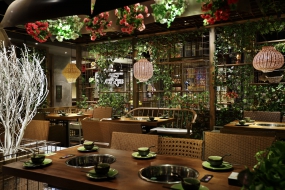 火鍋店店面設計案例圖,火鍋店店面裝飾效果圖