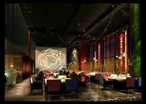 火鍋店設(shè)計(jì)實(shí)景圖, 火鍋店設(shè)計(jì)圖片