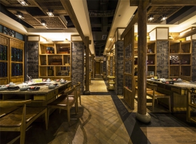 火鍋店設(shè)計(jì)實(shí)景圖,火鍋店設(shè)計(jì)圖片