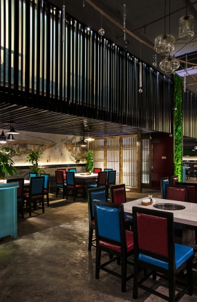 火鍋店裝飾實(shí)景圖,火鍋店裝飾圖片