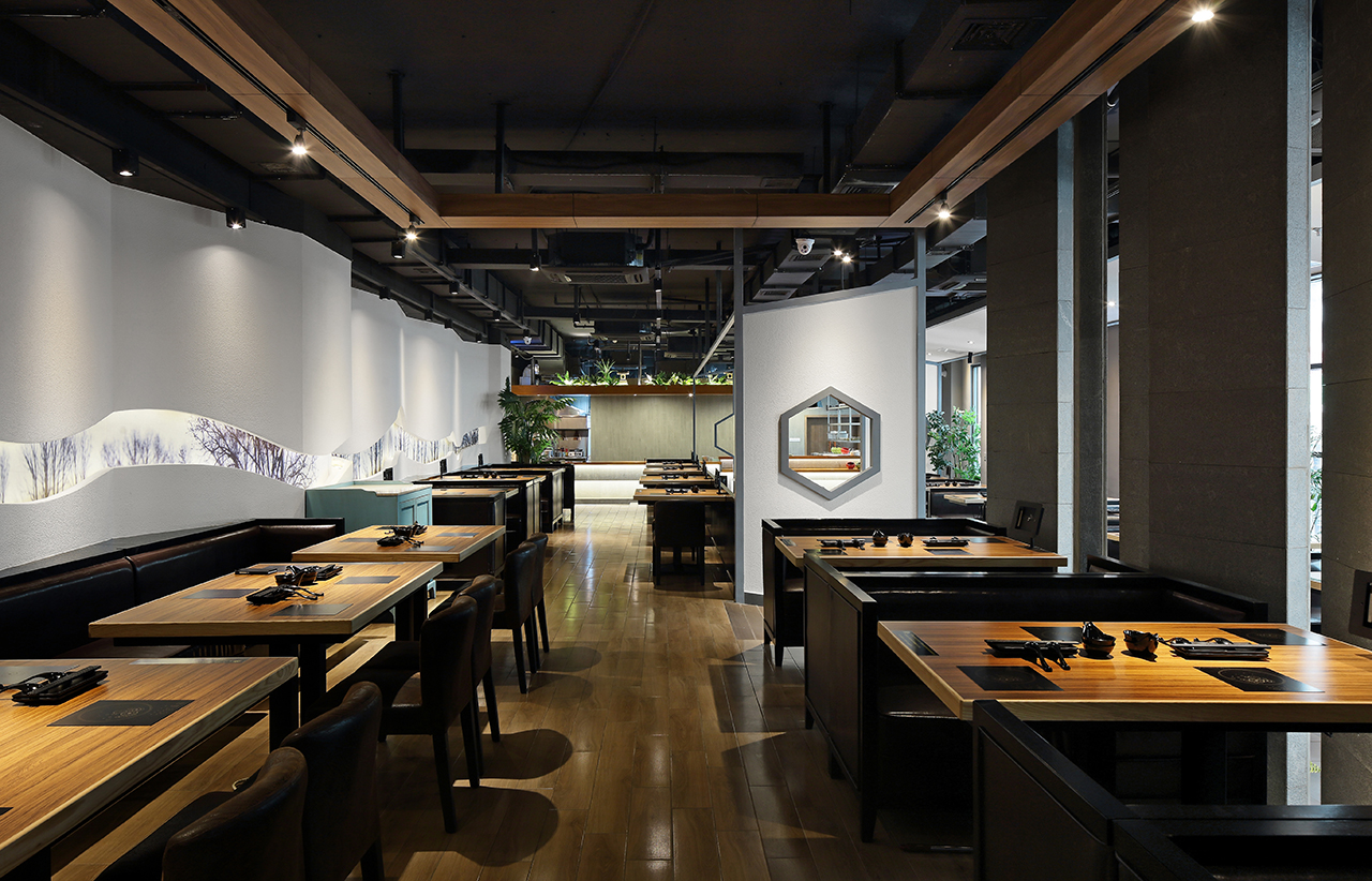 火鍋店店面空間設(shè)計(jì)實(shí)景圖,火鍋店店面空間設(shè)計(jì)圖片