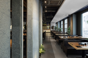 烤肉店裝飾設(shè)計效果圖,烤肉店裝飾設(shè)計布局圖