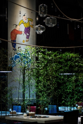 火鍋店店面裝飾設(shè)計(jì)布局圖