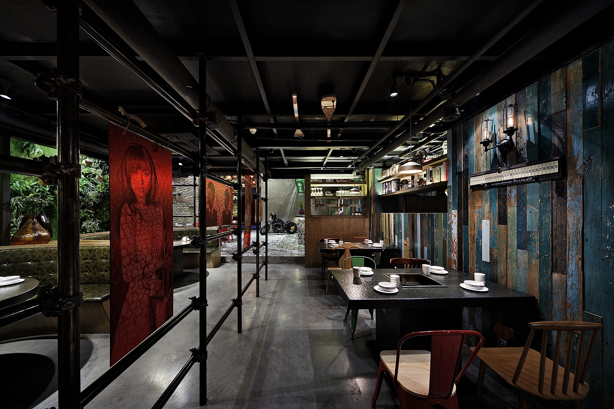 火鍋店店面裝飾圖片,火鍋店店面空間設(shè)計(jì)效果圖
