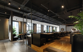 火鍋店店面裝飾設(shè)計效果圖,火鍋店店面裝飾設(shè)計布局圖