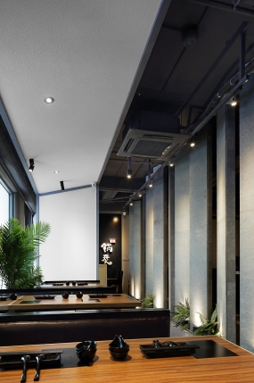 烤肉店空間設(shè)計效果圖,烤肉店空間設(shè)計布局圖