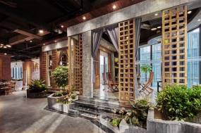 烤肉店設(shè)計實景圖,烤肉店設(shè)計圖片