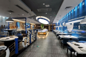  自助餐廳裝飾設(shè)計圖片,火鍋店店面設(shè)計實景圖