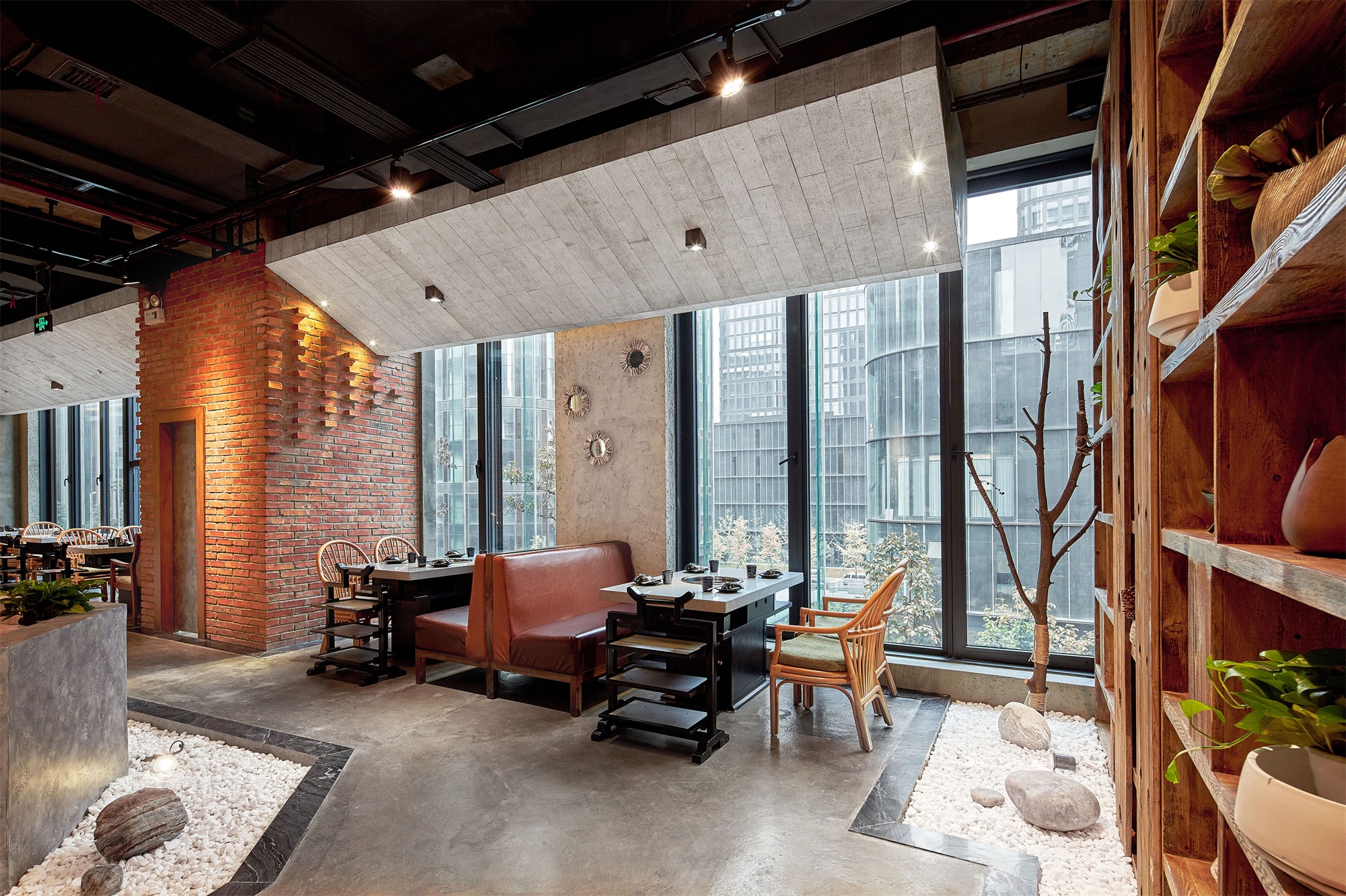  火鍋店裝飾設(shè)計(jì)圖片,烤肉店設(shè)計(jì)實(shí)景圖