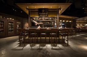  飯店裝修設(shè)計布局圖,飯店空間設(shè)計效果圖