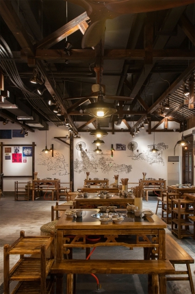 火鍋店店面裝修設(shè)計(jì)實(shí)景圖,火鍋店店面裝修設(shè)計(jì)圖片