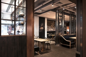 西餐廳裝修設(shè)計(jì)布局圖,西餐廳空間設(shè)計(jì)效果圖