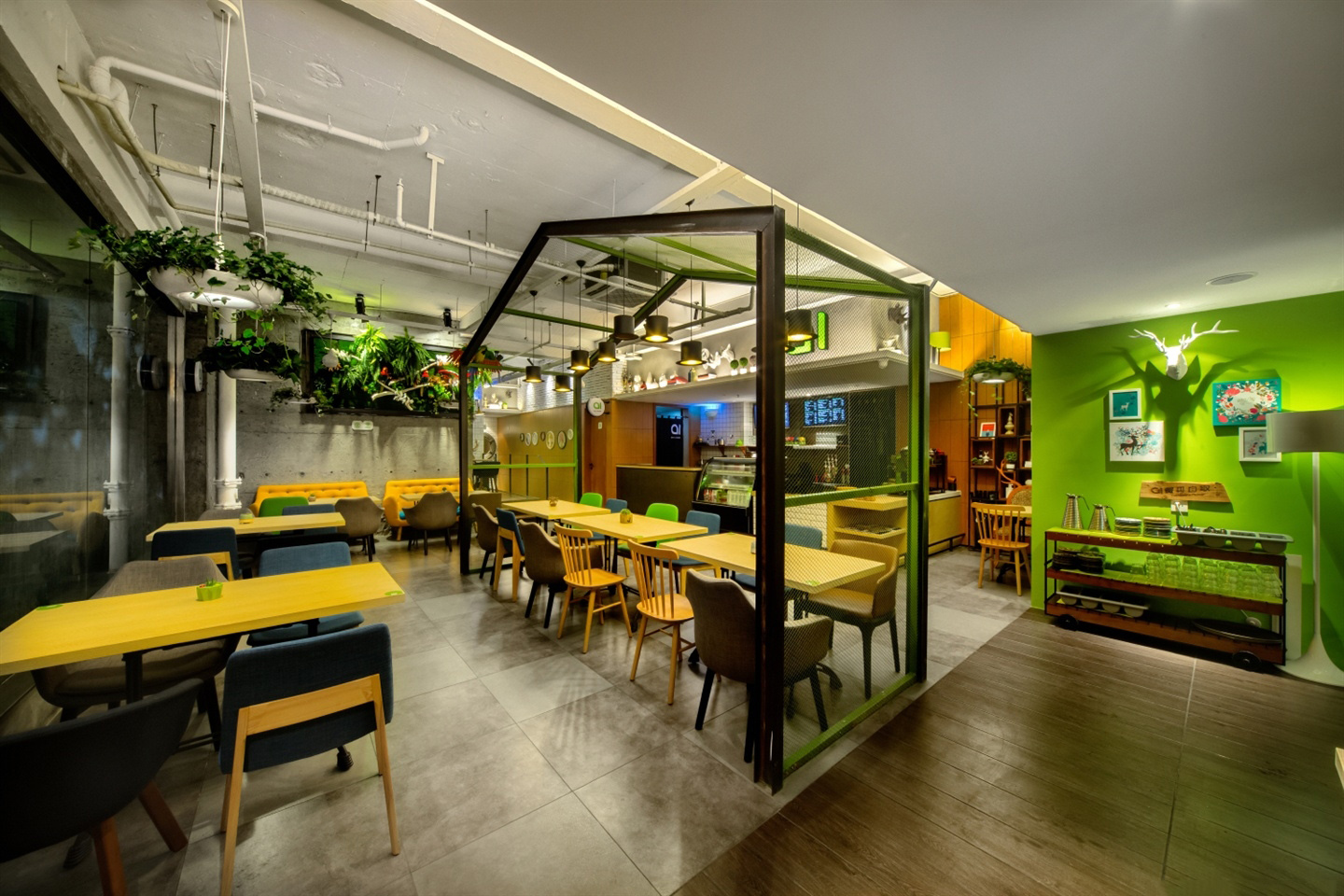 快餐店設(shè)計效果圖,快餐店設(shè)計布局圖