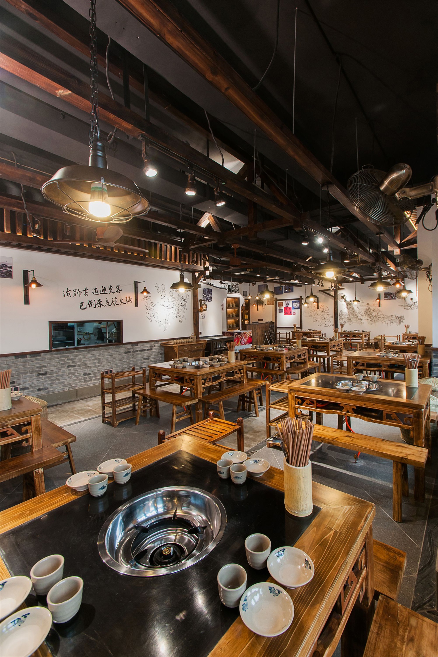 火鍋店店面設(shè)計(jì)實(shí)景圖, 火鍋店店面設(shè)計(jì)圖片