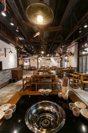 火鍋店店面裝修設(shè)計(jì)圖片,火鍋店店面裝飾效果圖