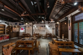 火鍋店空間設計實景圖,火鍋店空間設計圖片