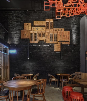 重慶小面面館裝飾效果圖