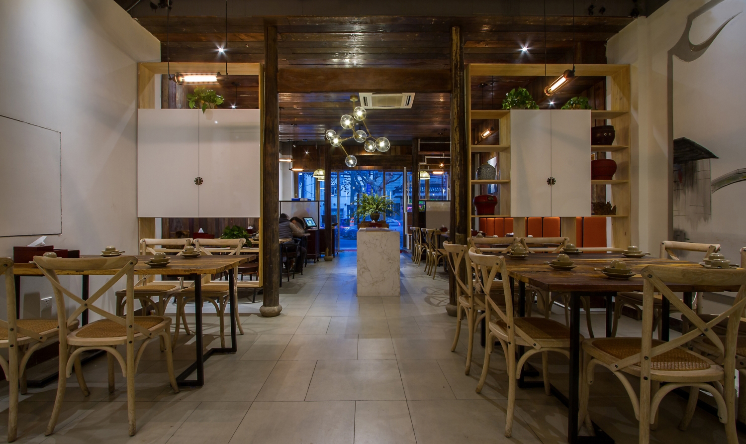簡約快餐店裝修設(shè)計布局圖,簡約快餐店空間設(shè)計效果圖