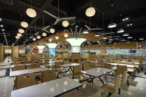 快餐店設(shè)計(jì)布局圖,快餐店裝飾效果圖